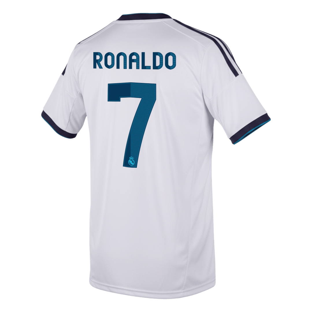 Retro RONALDO #7 Real Madrid Domicile Maillot 2012/13 Blanc