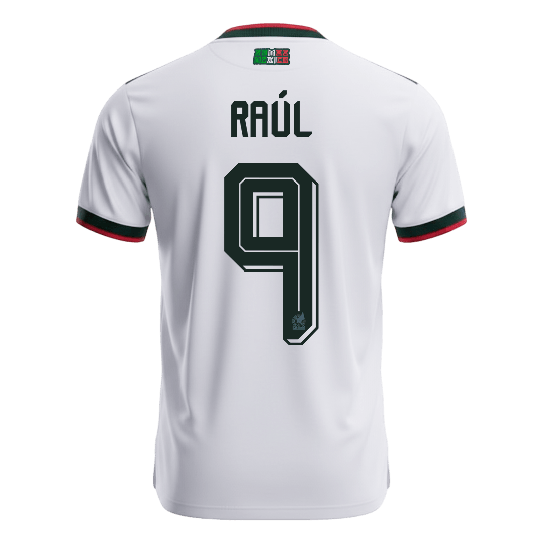 RAÚL #9 Mexique Extérieur Maillot - Coupe du Monde 2026 Blanc