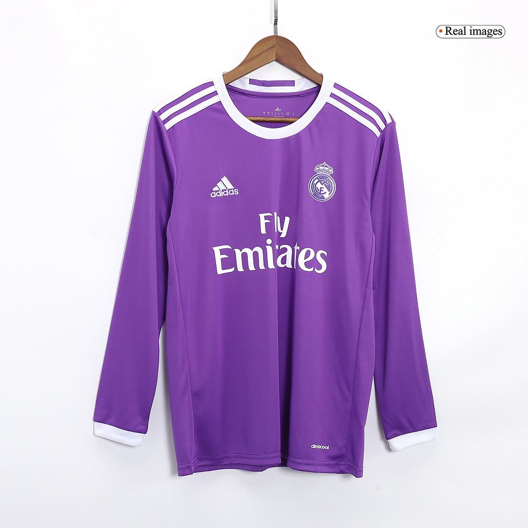 MODRIĆ #19 Retro Real Madrid Extérieur Maillot Manches Longues 2016/17