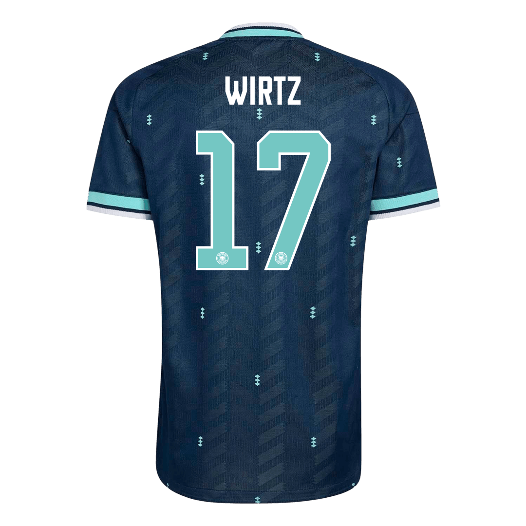 WIRTZ #17 Allemagne Extérieur Maillot - Coupe du Monde 2026 Bleu marine Joueur