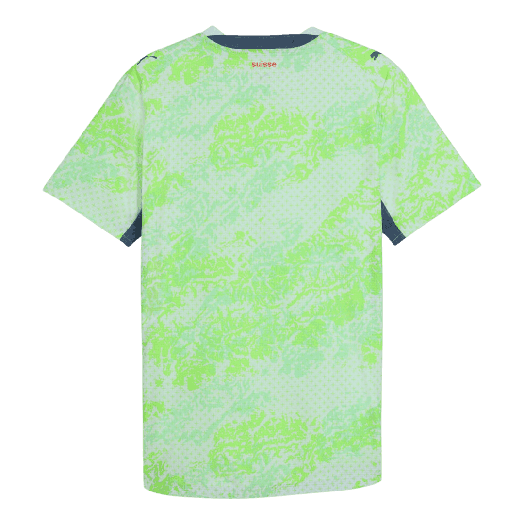 Suisse Extérieur Maillot - Coupe du Monde 2026 Vert Grande Taille
