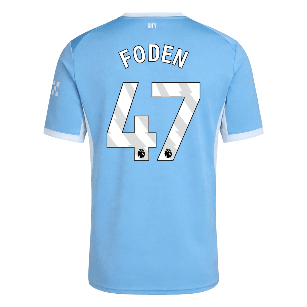 FODEN #47 Manchester City Domicile Maillot 2026/27 Bleu