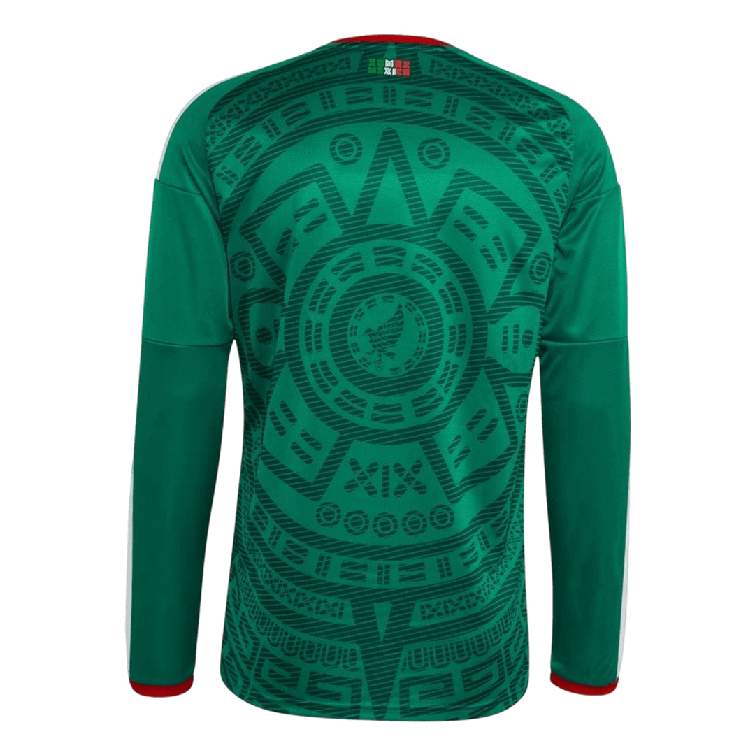 Mexique Domicile Maillot Manches Longues - Coupe du Monde 2026 Vert Grande Taille