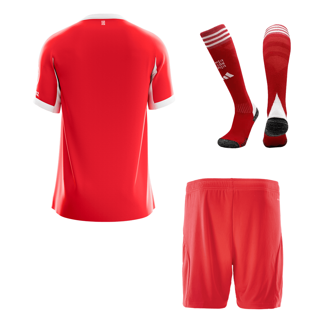 Men Munich Domicile Maillot Kit 2025/26 Rouge - Super