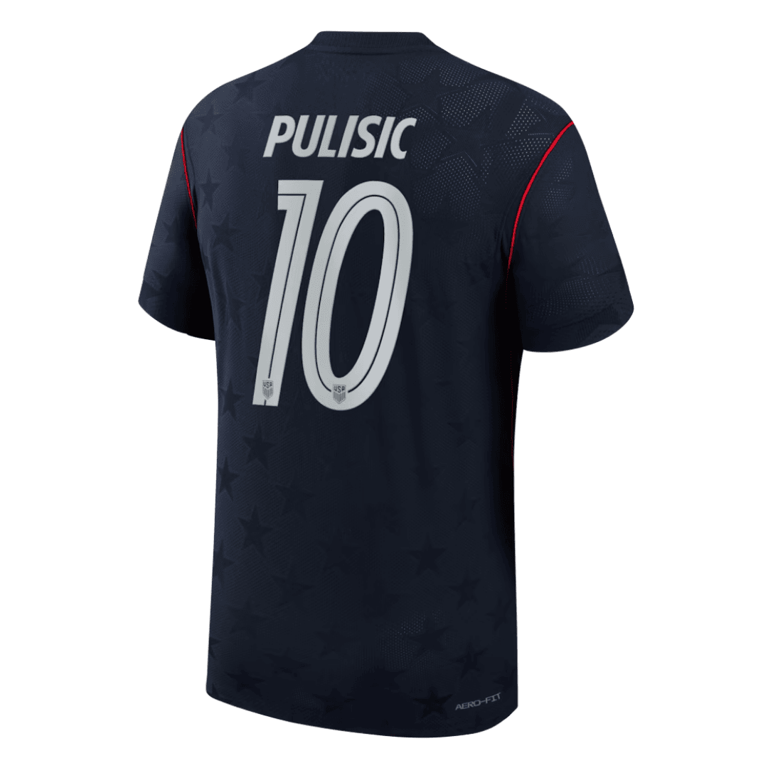PULISIC #10 États-Unis Extérieur Maillot - Coupe du Monde 2026 Noir Joueur