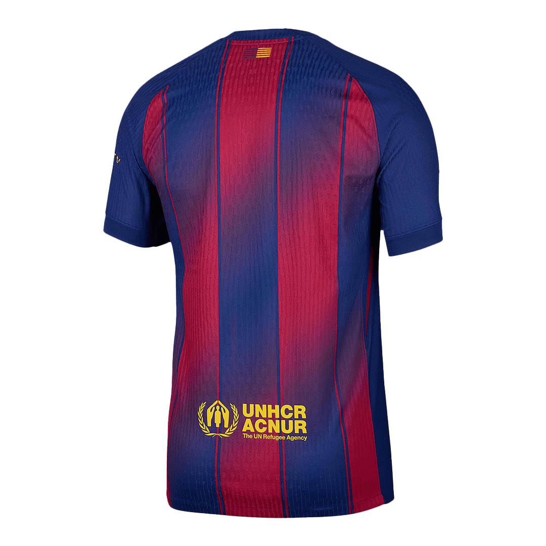 Barcelone Domicile Maillot 2025/26 Rouge&Bleu Joueur