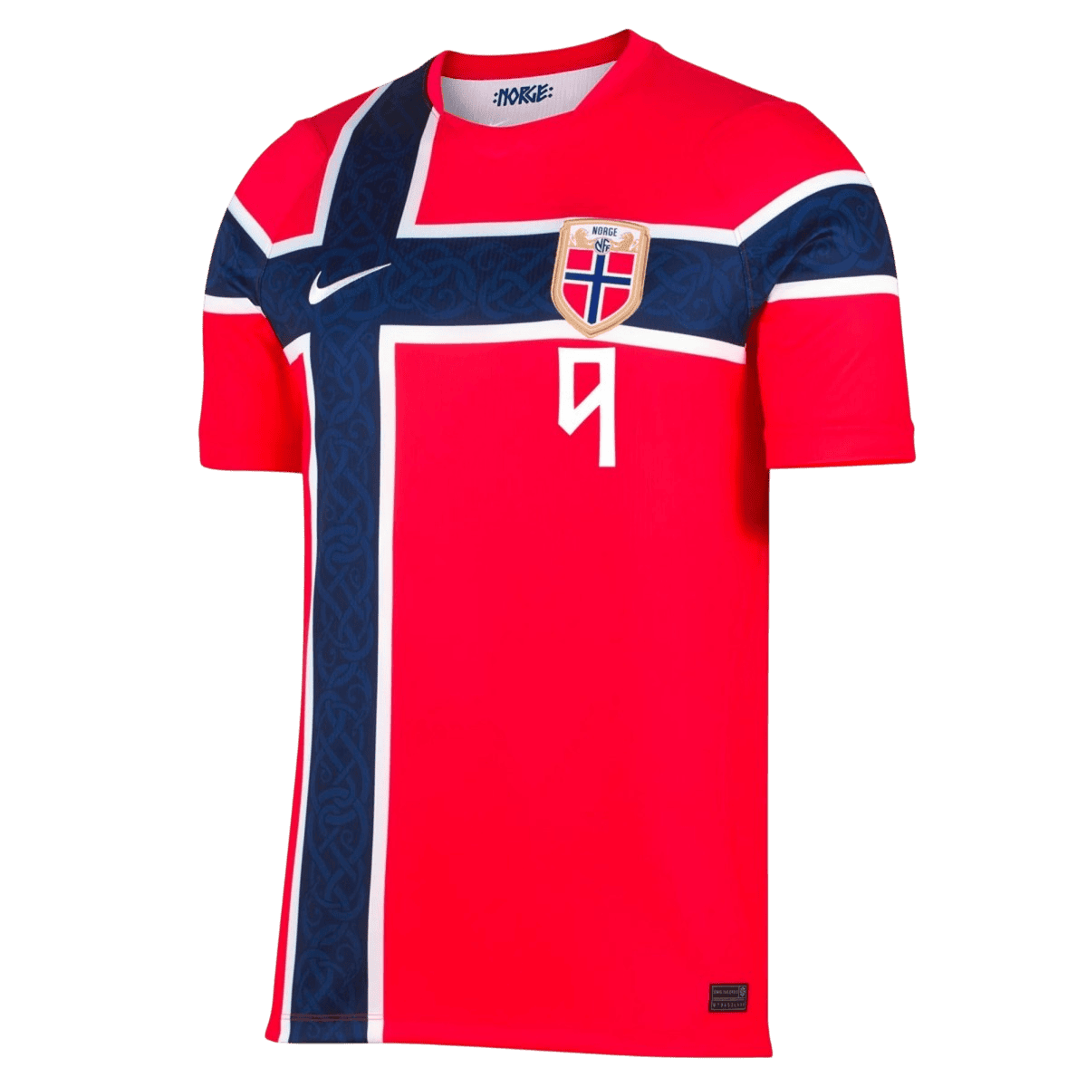 BRAUT HAALAND #9 Norvège Domicile Maillot - Coupe du Monde 2026 Rouge Joueur
