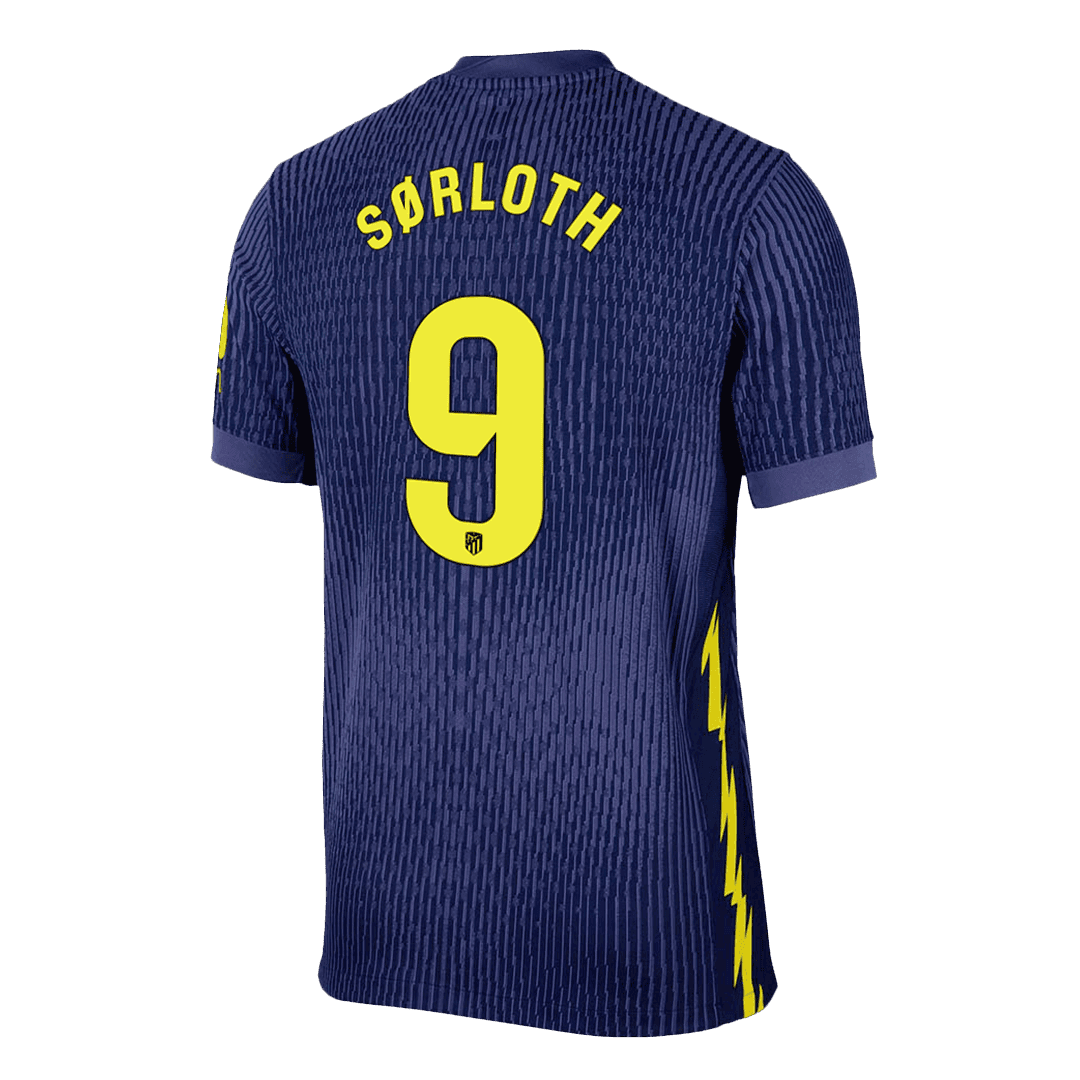 SØRLOTH #9 Atlético Extérieur Maillot 2025/26 Bleu marine Joueur