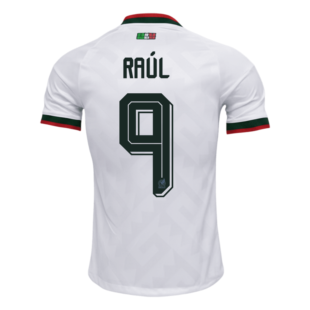 RAÚL #9 Mexique Extérieur Maillot - Coupe du Monde 2026 Blanc Joueur