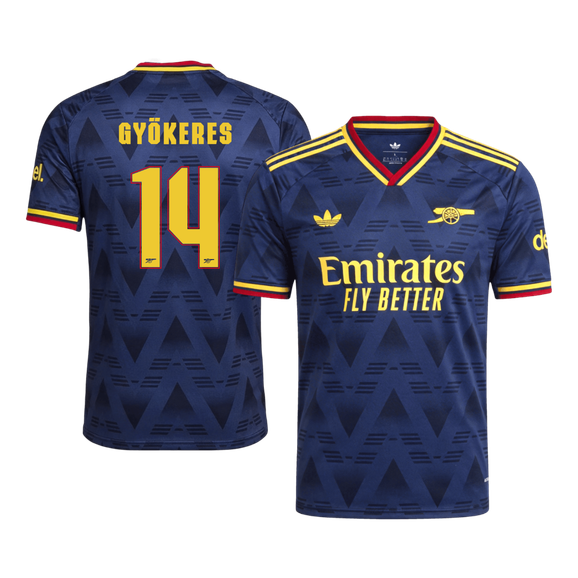 GYÖKERES #14 Arsenal Extérieur Maillot 2026/27 Bleu marine Joueur - UCL
