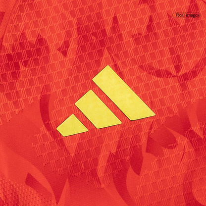 DE BRUYNE #7 Belgique Domicile Maillot - Coupe du Monde 2026 Rouge Joueur