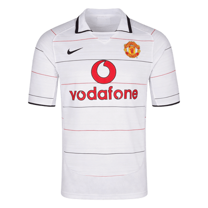 Retro Manchester United Extérieur Maillot 2004/06 Blanc