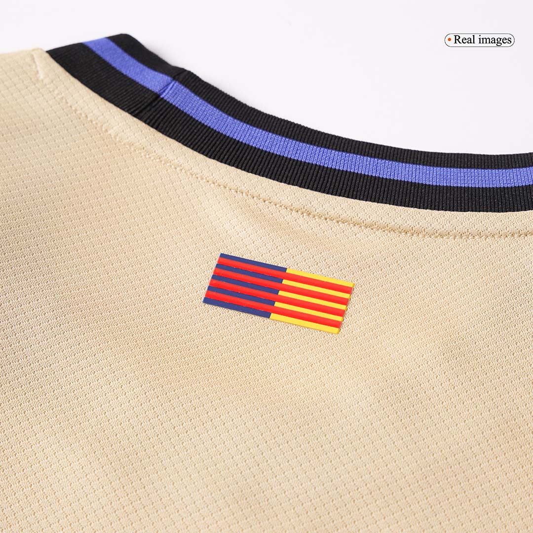 F.DE JONG #21 Barcelone Extérieur Maillot 2025/26 Jaune - UCL