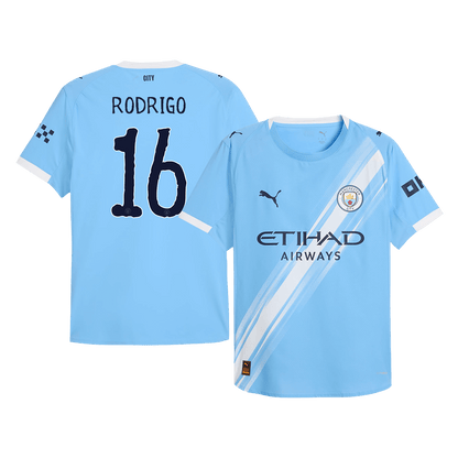 RODRIGO #16 Manchester City Domicile Maillot 2025/26 Authentique - Club World Cup