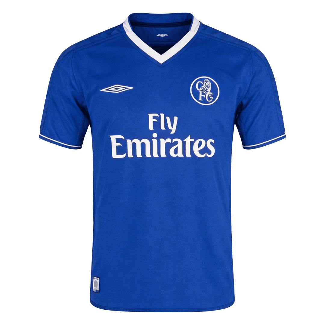 Retro Chelsea Domicile Maillot 2003/05 Bleu