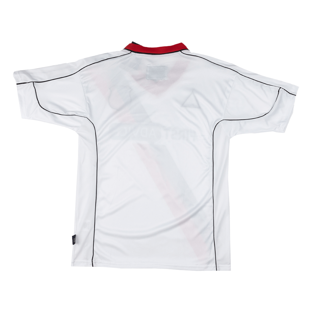 Retro Manchester City Extérieur Maillot 2002/03 Blanc