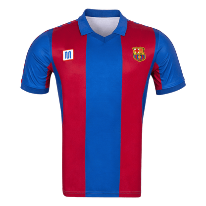 Retro Barcelone Domicile Maillot 1980/82 Blue&Garnet
