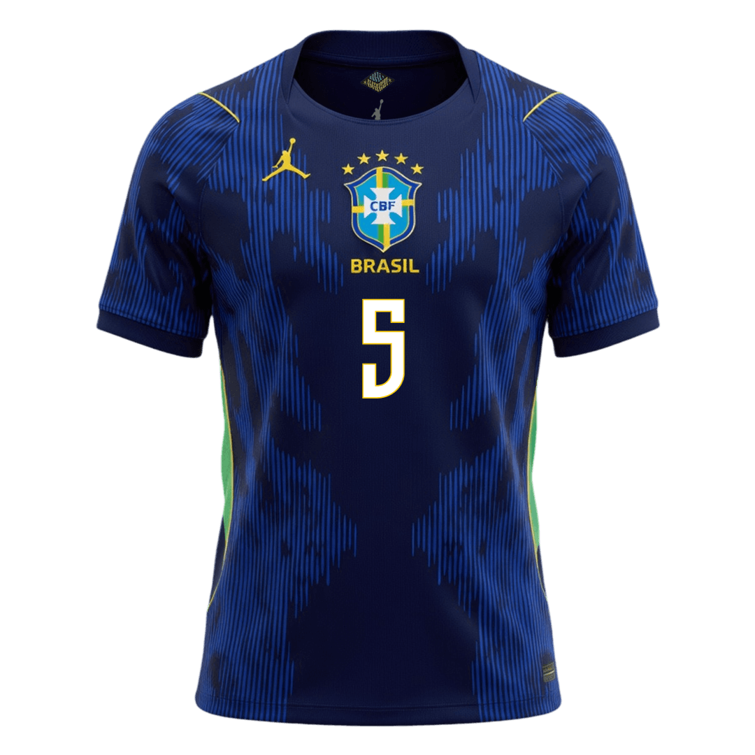 CASEMIRO #5 Brésil Extérieur Maillot - Coupe du Monde 2026 Bleu marine