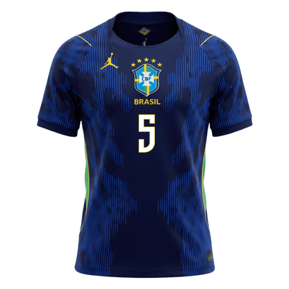 CASEMIRO #5 Brésil Extérieur Maillot - Coupe du Monde 2026 Bleu marine