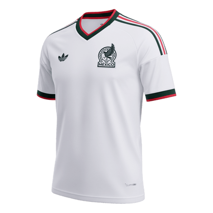 Mexique Extérieur Maillot Coupe du Monde 2026 Blanc Grande Taille