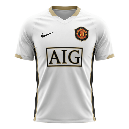 Retro Manchester United Extérieur Maillot 2006/07 Blanc