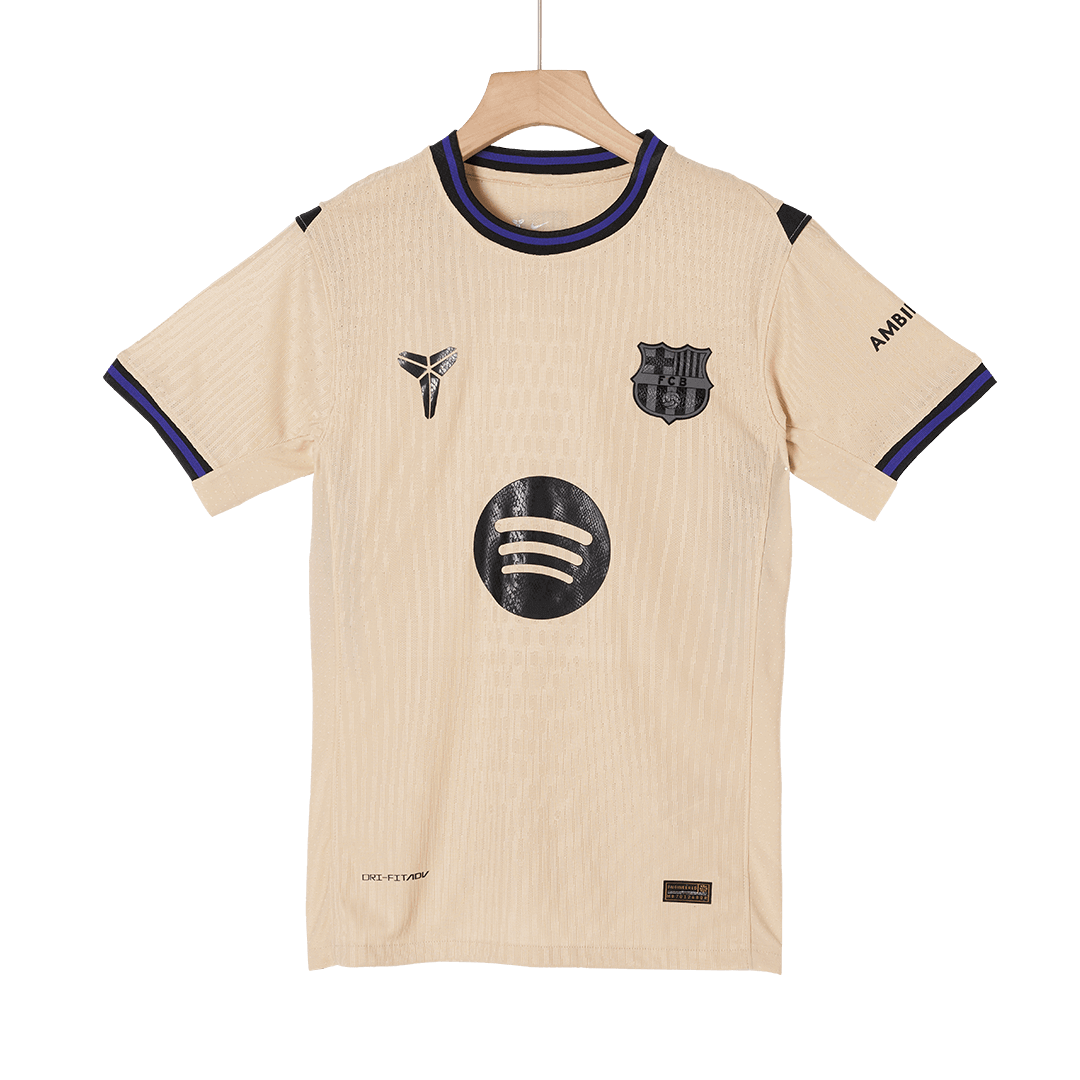 ROONY #19 Barcelone Extérieur Maillot 2025/26 Jaune Joueur - UCL