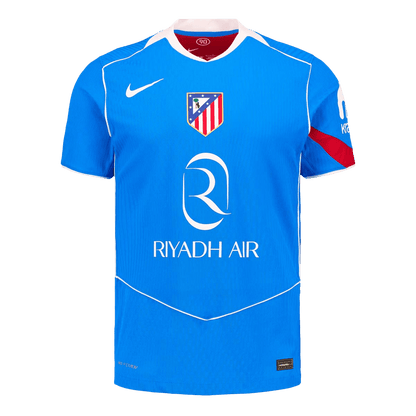 Atlético Third Maillot 2025/26 Bleu Joueur Grande Taille