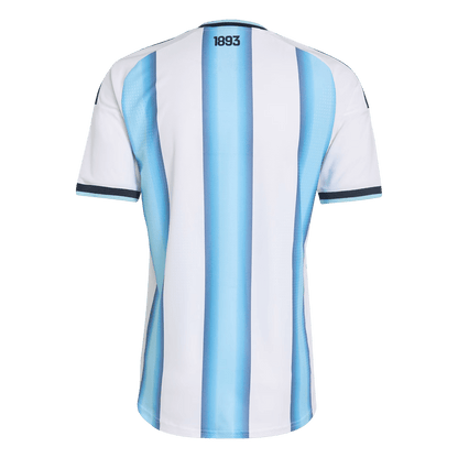 Argentine Domicile Maillot Coupe du Monde 2026 Blue&White Joueur Grande Taille