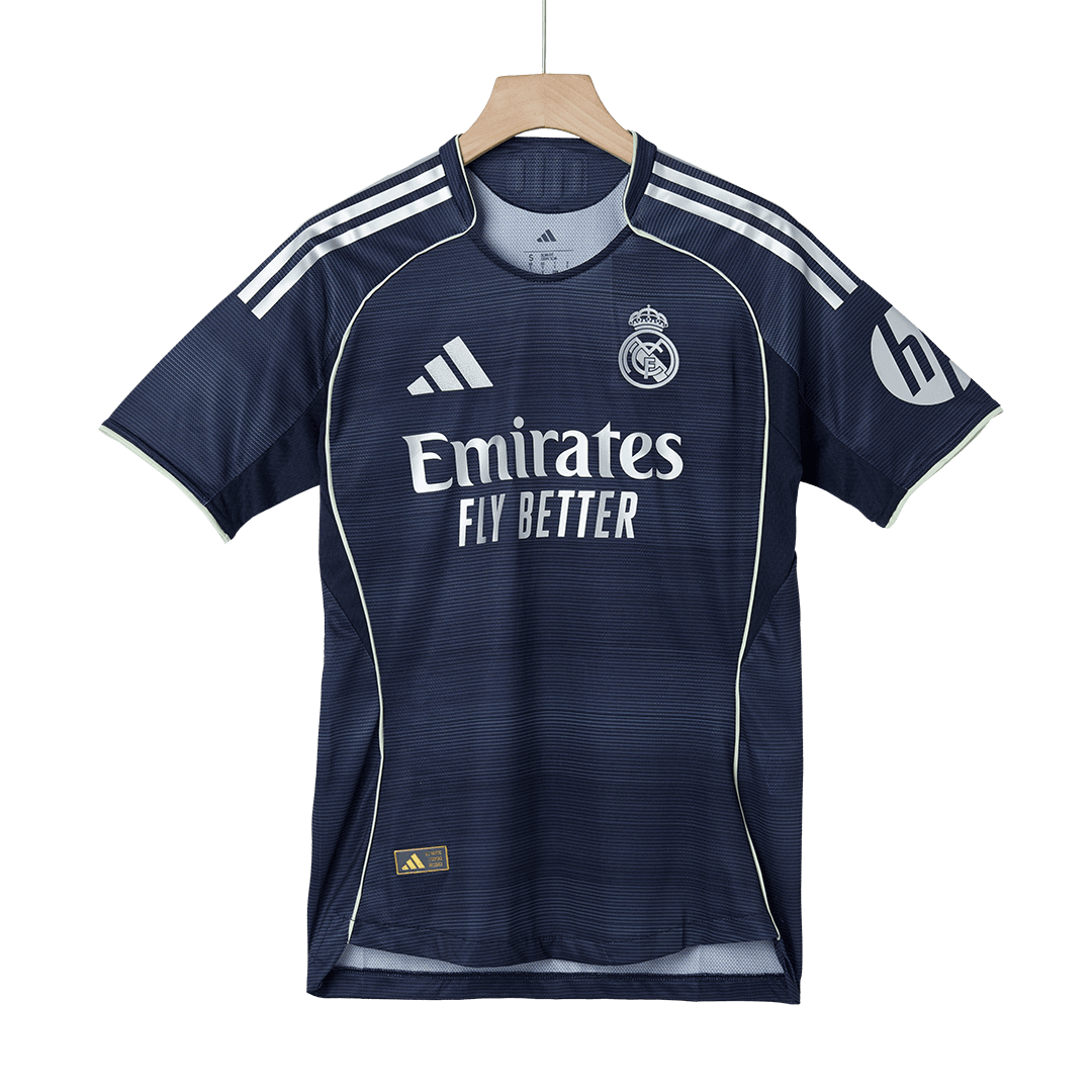 TCHOUAMENI #14 Real Madrid Extérieur Maillot 2025/26 Bleu marine Authentique