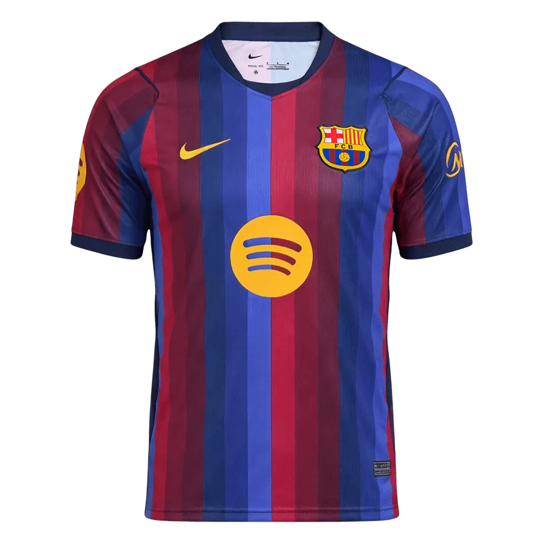 F. DE JONG #21 Barcelone Domicile Maillot 2026/27 Rouge&Bleu Joueur - UCL