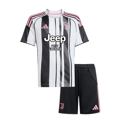 Juventus Domicile Maillot Kit 2025/26 Enfant