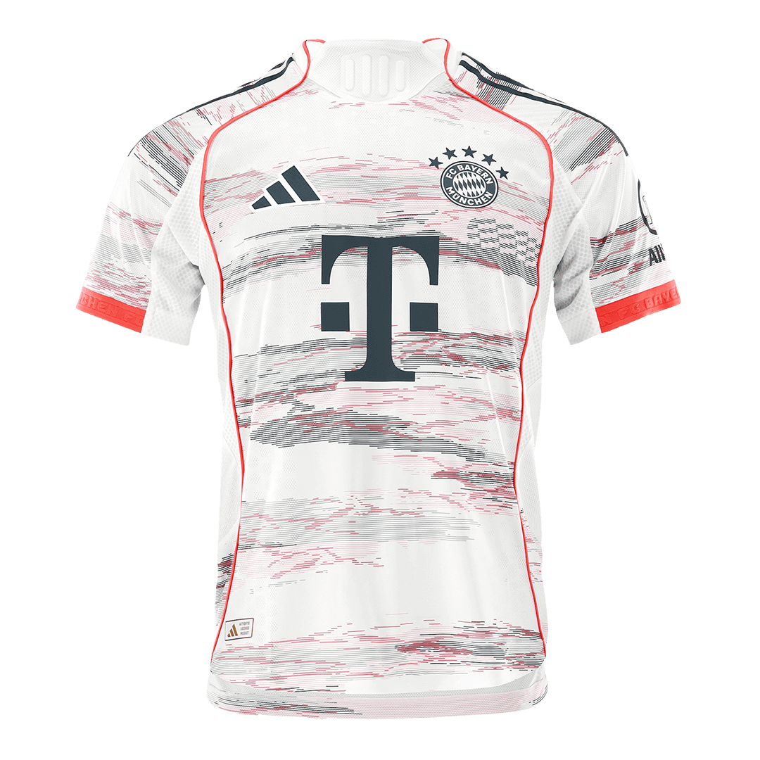 Munich Extérieur Maillot 2025/26 Blanc Joueur Grande Taille