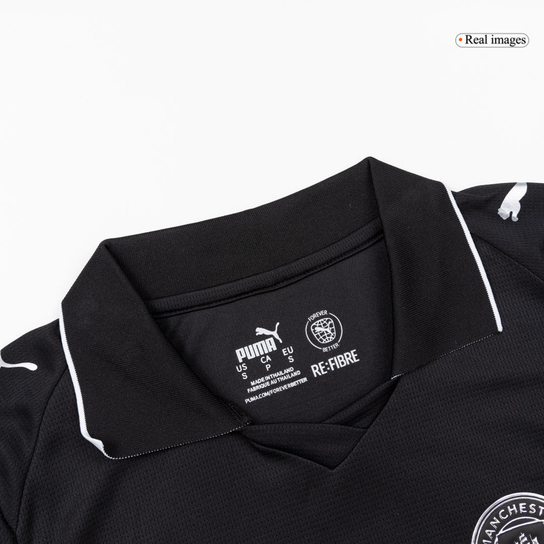 Femme Manchester City Extérieur Maillot 2025/26 Noir
