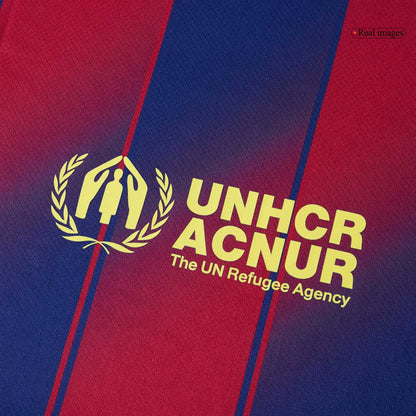 Barcelone Domicile Maillot Kit 2025/26 Rouge et Bleu