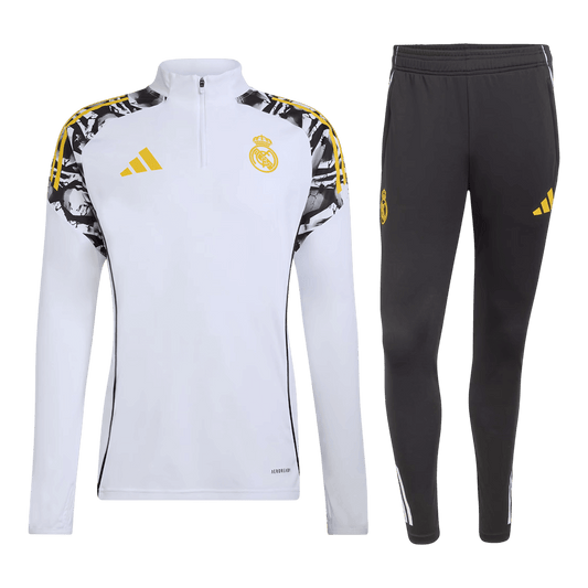 Real Madrid Sweatshirt Kit 2025/26 Enfant Blanc