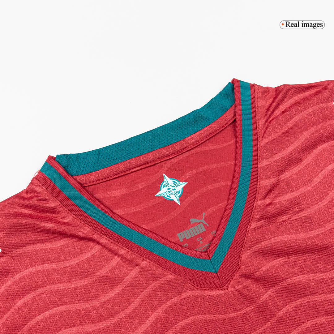 B.FERNANDES #8 Portugal Domicile Maillot - Coupe du Monde 2026 Rouge Joueur