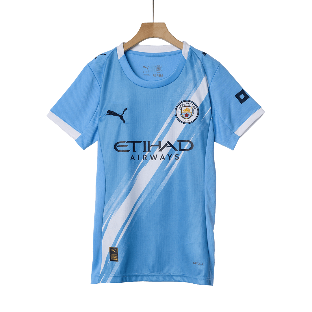 Femme Manchester City Domicile Maillot 2025/26 Bleu