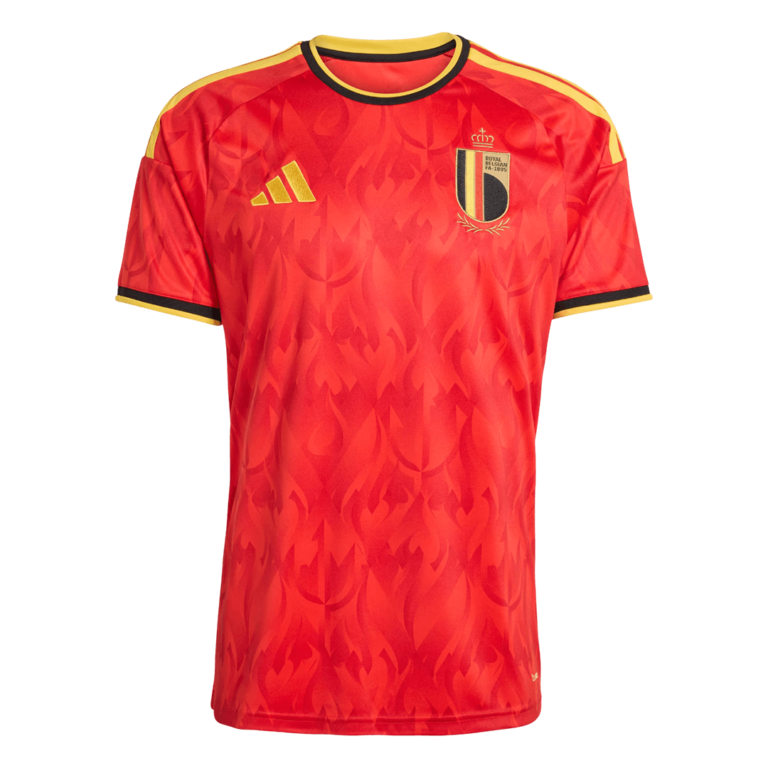 Belgique Domicile Maillot - Coupe du Monde 2026 Rouge Grande Taille