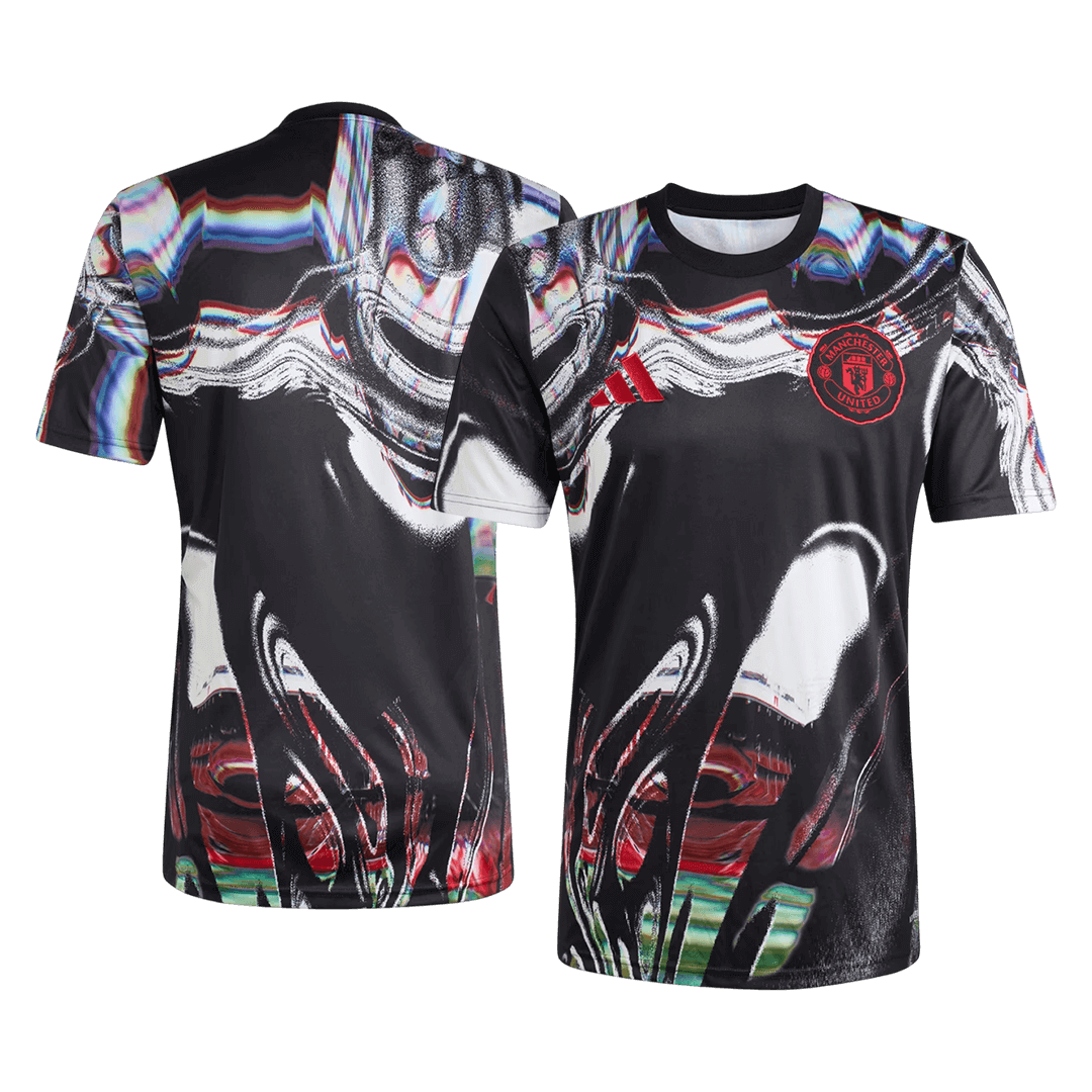 Manchester United Pre-Match Maillot 2025/26 Noir