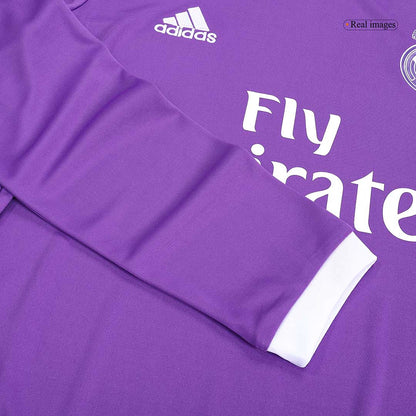 MODRIĆ #19 Retro Real Madrid Extérieur Maillot Manches Longues 2016/17