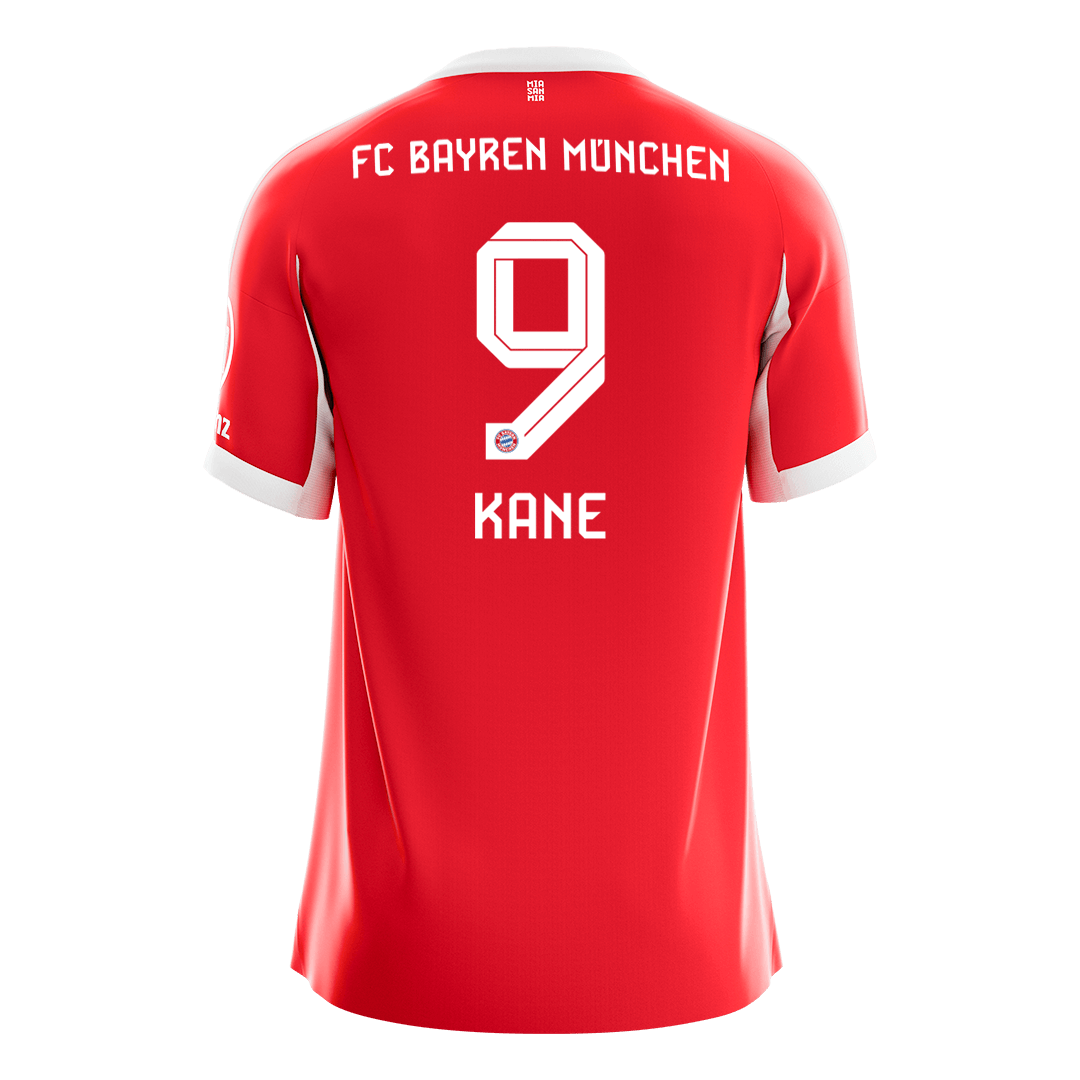 KANE #9 Munich Domicile Maillot 2025/26 Rouge - Super