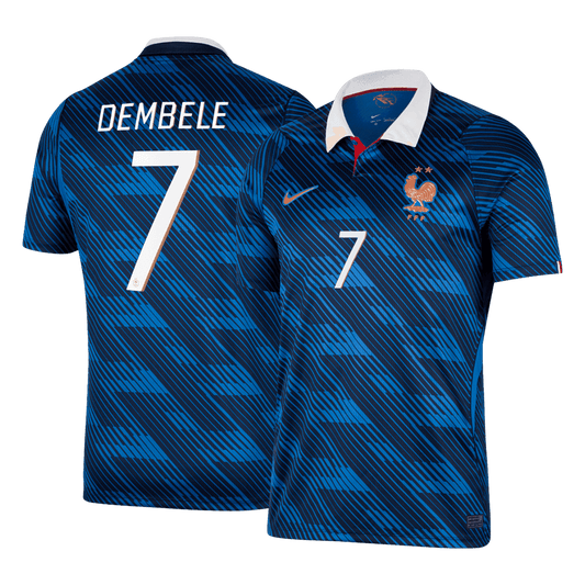 DEMBELE #7 Domicile Maillot - Coupe du Monde 2026 Bleu