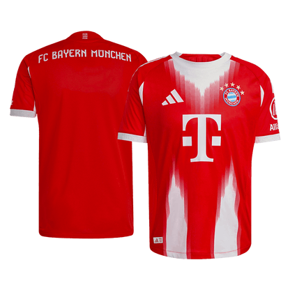 Munich Domicile Maillot 2025/26 Rouge Joueur Grande Taille