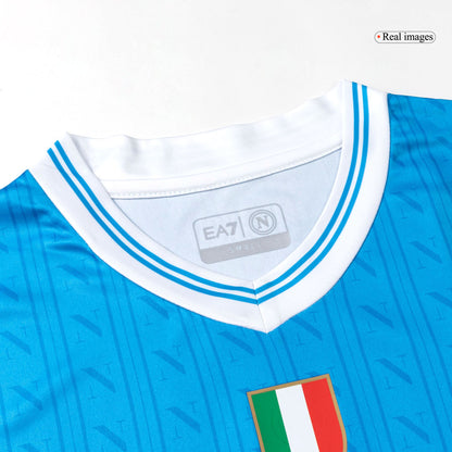 LUKAKU #9 Naples Domicile Maillot 2025/26 Bleu