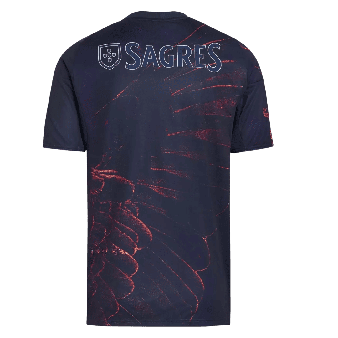 Lisbonne Fourth Away Maillot 2025/26 Bleu marine Grande Taille