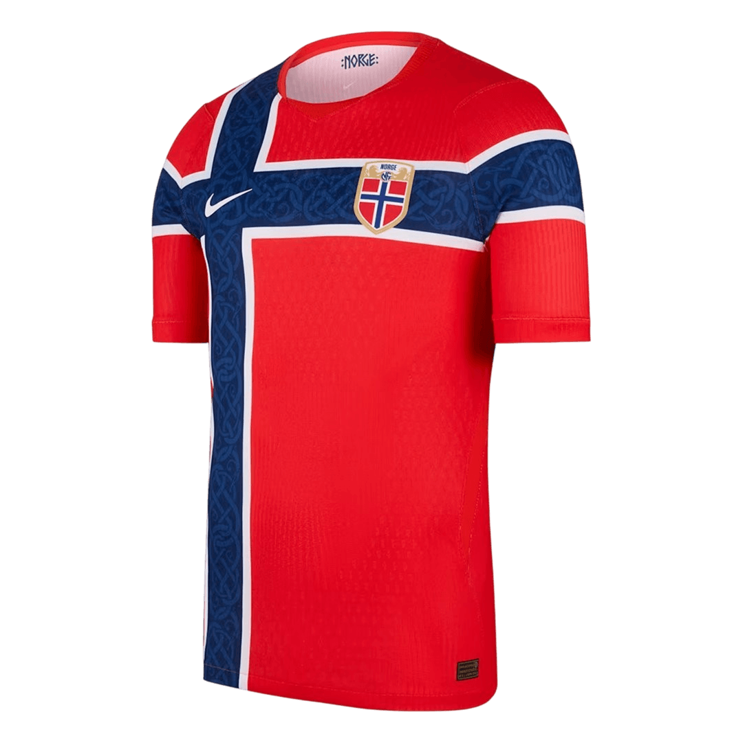 Norvège Domicile Maillot - Coupe du Monde 2026 Rouge Grande Taille