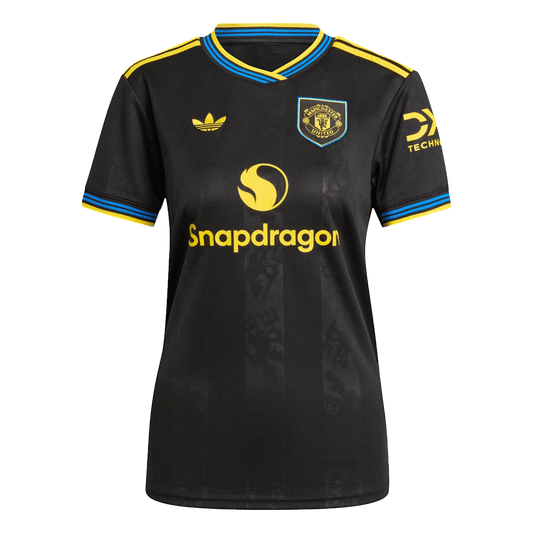 Femme Manchester United Third Maillot 2025/26 Noir