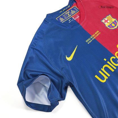 Retro Barcelone Domicile Maillot 2008/09 - UCL Final