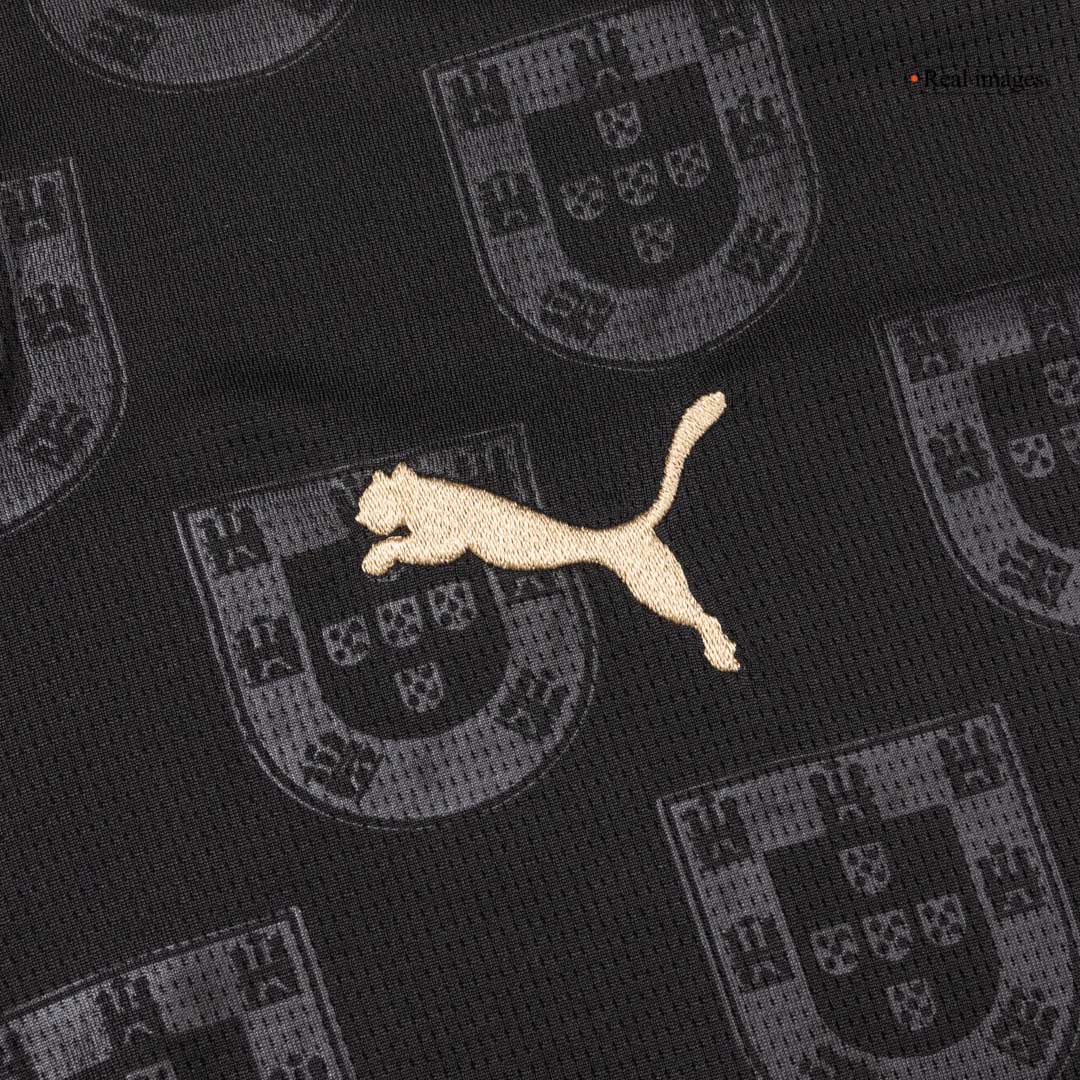 Portugal Maillot Coupe du Monde 2026 Noir Grande Taille