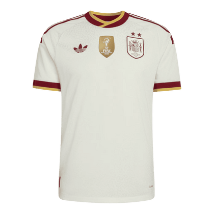 Espagne Extérieur Maillot - Coupe du Monde 2026 Blanc Joueur